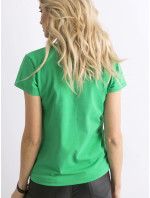 Broskyňovo zelené tričko