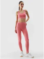 Dámske športové legíny 4F - koralové