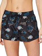 Dámske plážové šortky KW0KW01060-0GM čierna - Calvin Klein