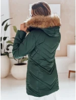 Dámská prošívaná zimní bunda zelená Dstreet model 21971749 - FashionStreet