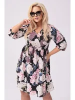 dámské letní květované šaty model 20070178 - Moon dámské letní květované šaty model 20070178 - Moon
