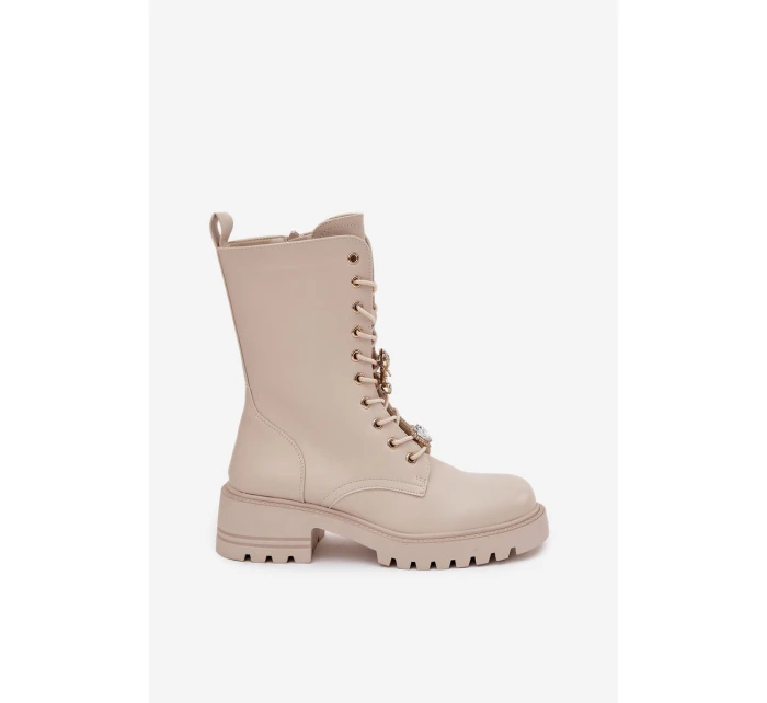 Dámské workery s přezkami Medvídek Srdce Béžové Iravine Dámské workery s přezkami Medvídek Srdce Béžové Iravine