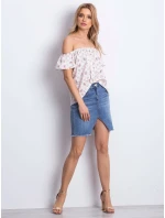 Blúzka 270 BZ 111580.00X bielo-ružová Blúzka 270 BZ 111580.00X bielo-ružová