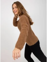 Dámsky sveter TW SW BI 9030.08 hnedý Dámsky sveter TW SW BI 9030.08 hnedý