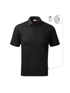 Pánske tričko Resist Heavy Polo (Black 01 (značka))