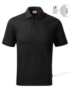 Pánske tričko Resist Heavy Polo (Black 01 (značka))