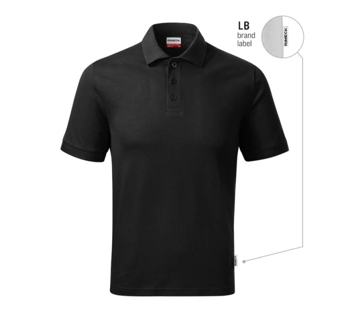 Pánske tričko Resist Heavy Polo (Black 01 (značka))