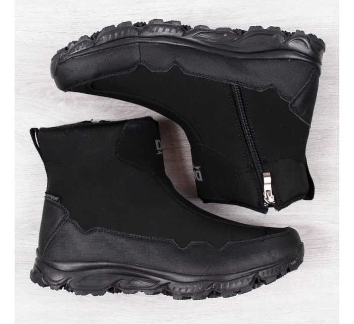 Pánské nepromokavé sněhové boty černé DK