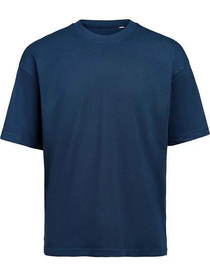 Untagged Movement OCS Loose T-Shirt Unisexové oversize tričko z hrubej bavlny 66.1020 námornícka modrá Untagged Movement OCS Loose T-Shirt Unisexové oversize tričko z hrubej bavlny 66.1020 námornícka modrá