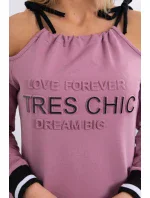 Tres Chic tmavě růžové šaty Tres Chic tmavě růžové šaty