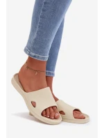 Klasické dámské béžové pantofle Juniria