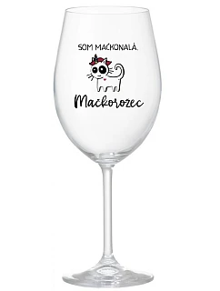 I AM MAGICONAL. MAGICOROŽEC - priehľadný pohár na víno 350 ml
