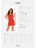 Jedinečná košieľka Loventy chemise - Obsessive Jedinečná košieľka Loventy chemise - Obsessive