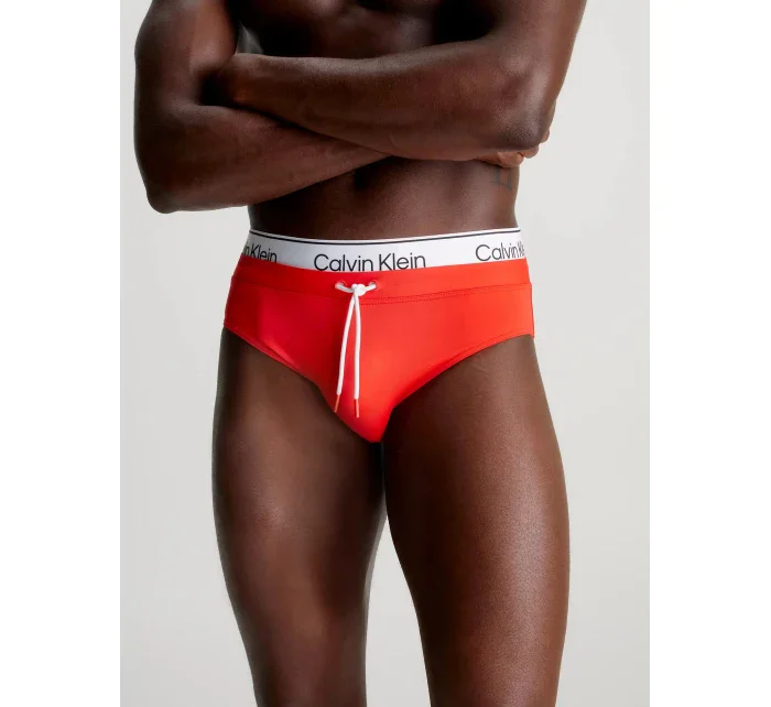 Pánske plavky KM0KM00959 XM9 Orange - Calvin Klein