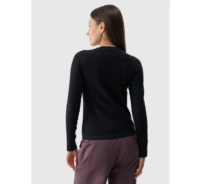 Dámské hladké bezešvé tričko s dlouhým rukávem model 21431866 - 4F Dámské hladké bezešvé tričko s dlouhým rukávem model 21431866 - 4F