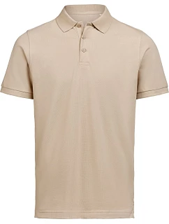OCS Polo Unisex piqué polo z těžké bavlny model 22465546 latte - Untagged Movement