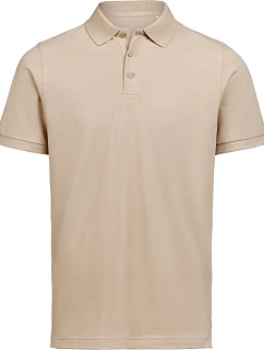 OCS Polo Unisex piqué polo z těžké bavlny model 22465546 latte - Untagged Movement