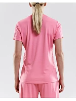 Craft Teamwear Squad Go Jersey Solid W Dámske športové tričko s výstrihom do V 82.5566 jasne červená Craft Teamwear Squad Go Jersey Solid W Dámske športové tričko s výstrihom do V 82.5566 jasne červená