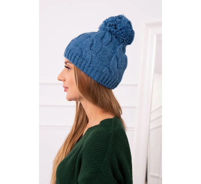 Fleecová čiapka Stefania K278 denim Fleecová čiapka Stefania K278 denim