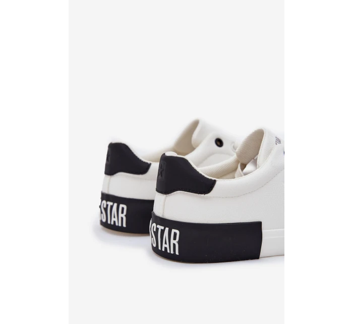 Pánské Tenisky Eko Kůže Big Star model 21706168 Bílé - Big Star Shoes Pánské Tenisky Eko Kůže Big Star model 21706168 Bílé - Big Star Shoes