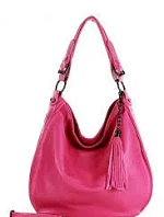 Dámska prírodné kožená taška model 146597 - Mazzini