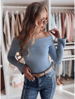 Dámská halenka s odhalenými rameny modrá Dstreet model 21985577 - FashionStreet