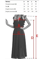 LINDA - Dámske šifónové šaty vo fľaškovo zelenej farbe s krajkovým výstrihom 381-2