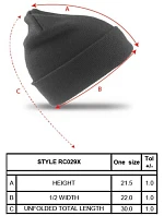 Result Headwear RC 029X Pletená čiapka 28.029X červená Result Headwear RC 029X Pletená čiapka 28.029X červená