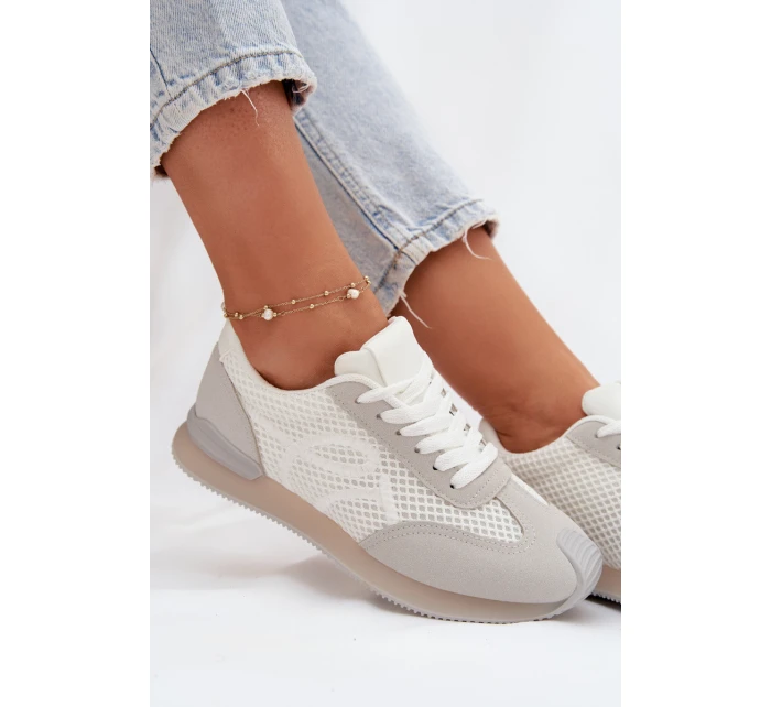 Sneakersy Dámské sportovní Bílá-Šedá Tarlisse