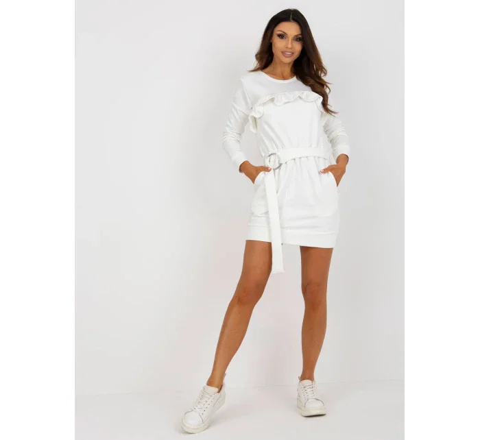 Dámske šaty EM SK HS 21 570.54P ecru - FPrice Dámske šaty EM SK HS 21 570.54P ecru - FPrice