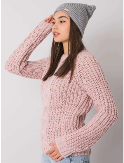 Dámská čepice model 16161928 šedá - FPrice