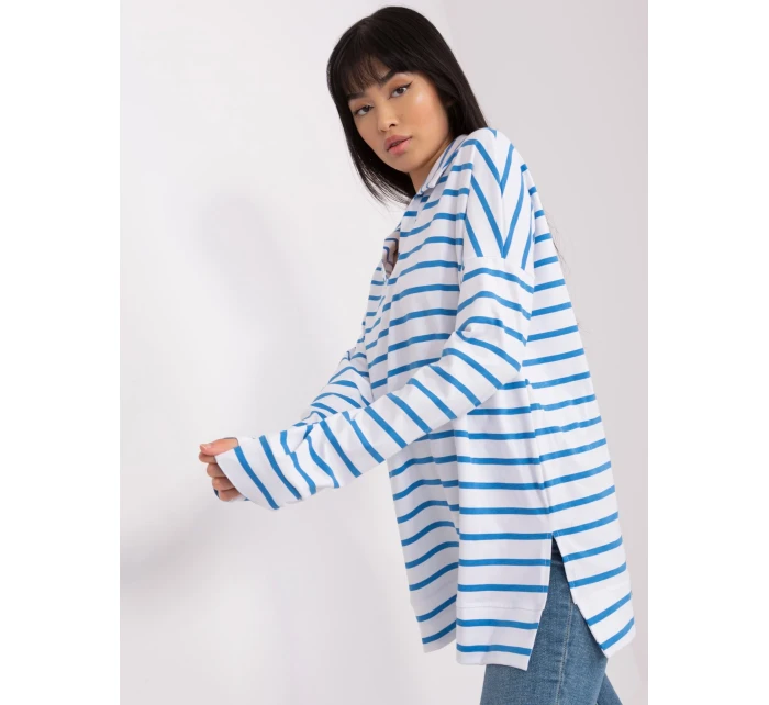 Bluzka LK BZ model 18650746 biało niebieski - FPrice