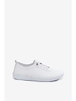 Dámske kožené poltopánky 58C3069 white - Artiker Dámske kožené poltopánky 58C3069 white - Artiker