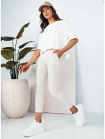 Dámské kalhoty s a bílými pruhy Dstreet model 21976266 - FashionStreet