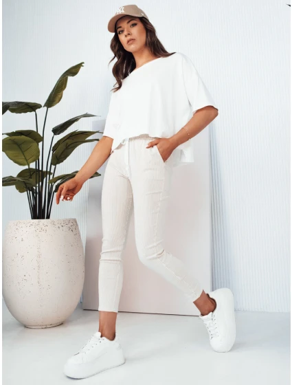 Dámské kalhoty s a bílými pruhy Dstreet model 21976266 - FashionStreet