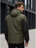 Pánská zelená bunda Dstreet model 21995681 - FashionStreet Pánská zelená bunda Dstreet model 21995681 - FashionStreet