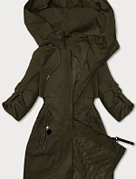 Dámska vetrovka S'West v khaki farbe (B8357-11)
