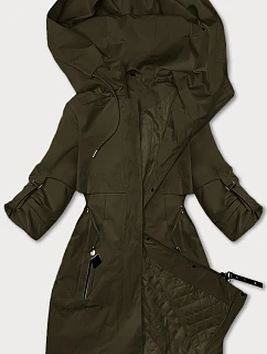Dámská bunda typu větrovka v khaki barvě model 20867443 - S'WEST