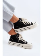 Dámské tenisky na platformě černé model 21652279 - Boto Dámské tenisky na platformě černé model 21652279 - Boto