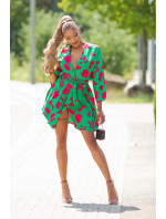 Sexy Fashionista Wrap-Dress with print