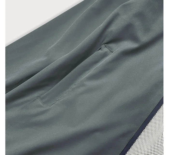 Tmavosivá letná dámska bunda s podšívkou (HH036-2)