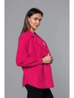 Krátky ružový prehoz cez oblečenie typu alpaka (CJ65)