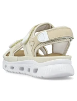 Pohodlné sandály na suchý zip W model 21003033 beige - Rieker