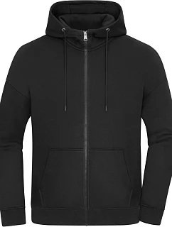 Daiber 8043 Ťažká unisexová mikina s kapucňou v oversize strihu 02.8043 čierna