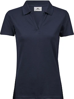 TJ Dámské luxusní piqué polo s výstřihem do V 18. navy model 22497451 - Tee Jays