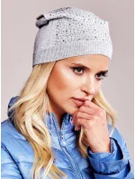 Dámská čepice AT CZ model 16719366 světle šedá - FPrice Dámská čepice AT CZ model 16719366 světle šedá - FPrice