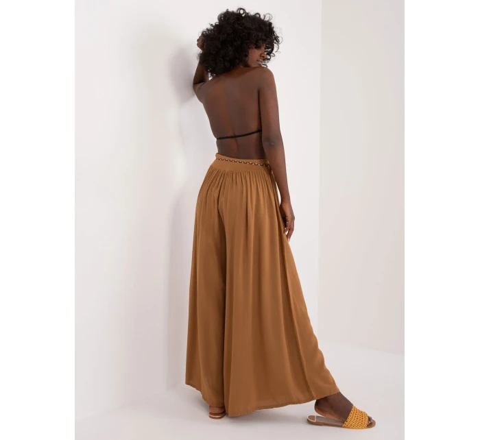 Spodnie TW SP BI model 20100892 camelowy - FPrice Spodnie TW SP BI model 20100892 camelowy - FPrice