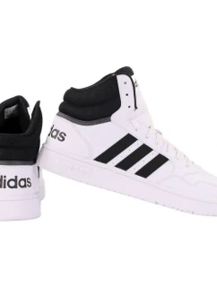 Pánské sportovní boty Hoops 3.0 Mid M model 21908482 Bílá s černou - ADIDAS