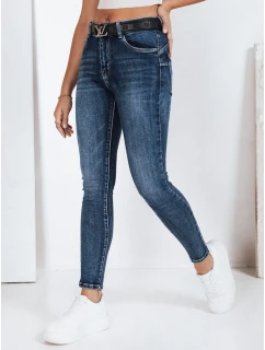 Dámske push up džínsy tmavomodré FashionStreet UY2800
