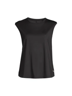 CASALL Laser Mesh Muscle Tank Black